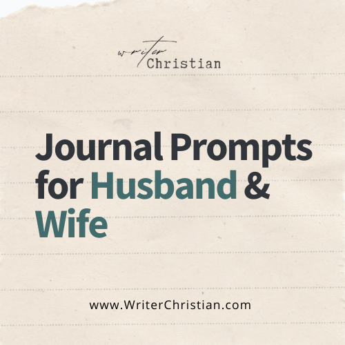 Christian Journal Prompts for Married Couples